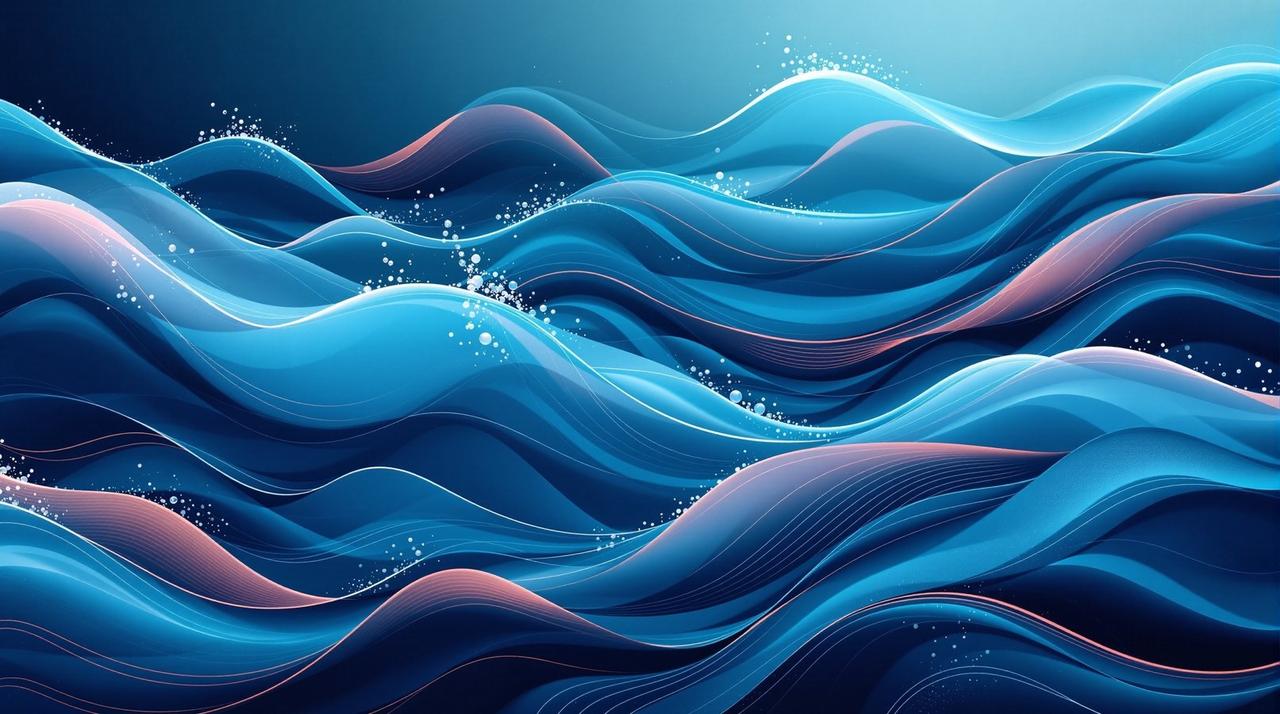91视频网站 鲸蓝海浪视觉背景